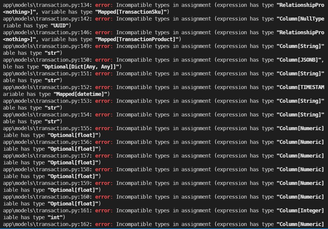 mypy error